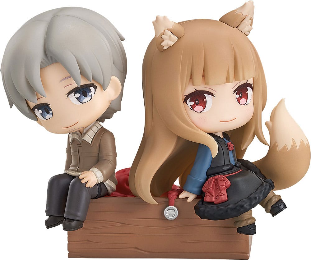 PRE ORDINE - Spice and Wolf: Merchant Meets the Wise Wolf Mini Memory Mini Figure Lawrence & Holo 8 cm