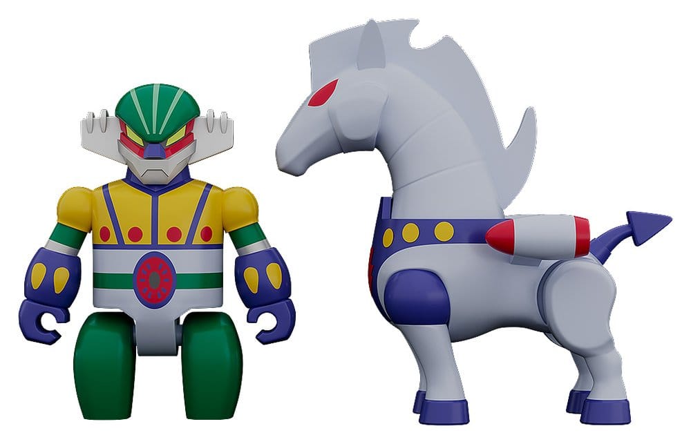 PRE ORDINE - Steel Jeeg Brickroid Action Figures 2-Pack Steel Jeeg: Pantheroid Set 5 cm