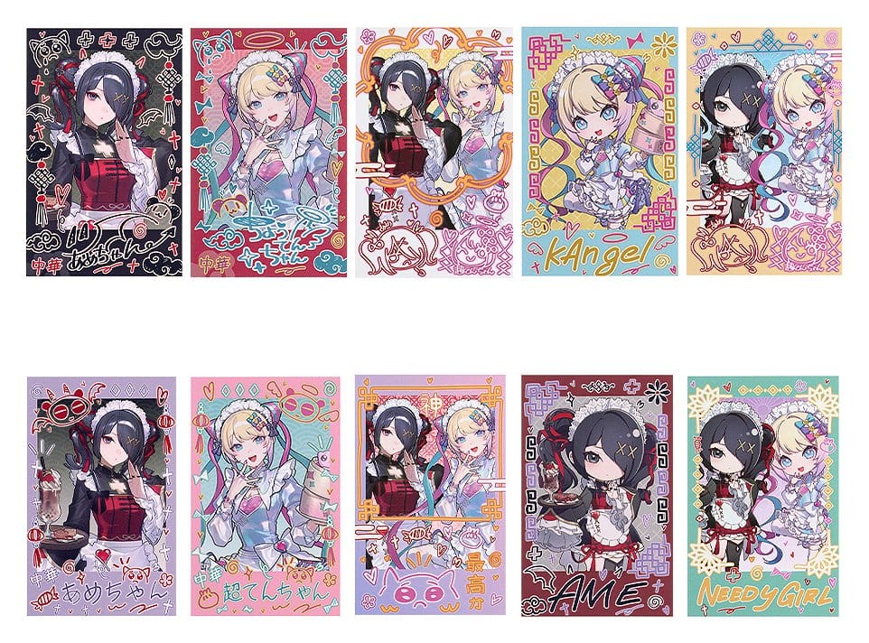 PRE ORDINE - Needy Streamer Overload Needy Streamer Chinese Restaurant Series Trading Cards Collectible Instant Photo-Style 5 x 9 cm Blind Box Assortment (10)