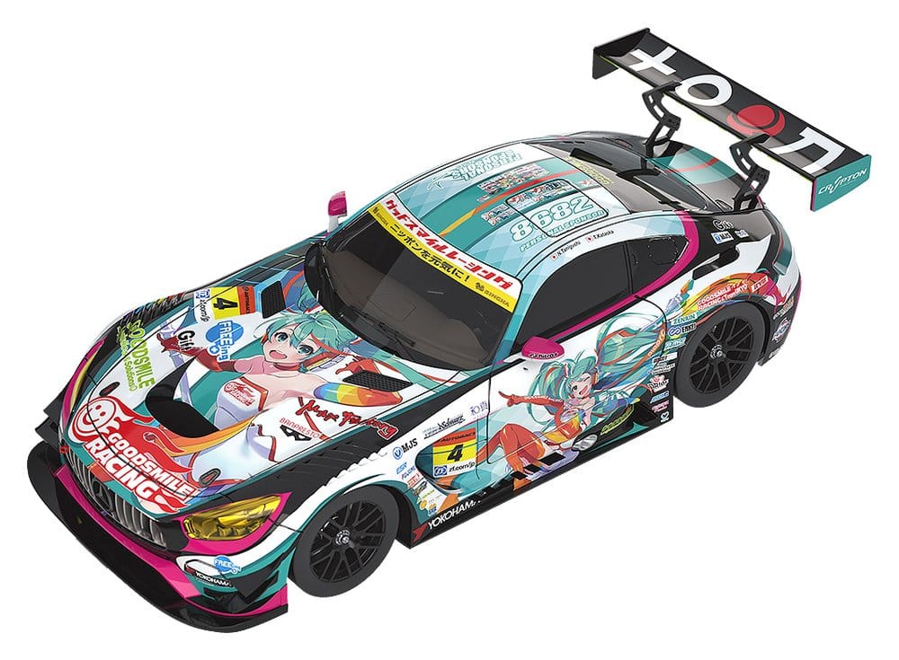PRE ORDINE - Hatsune Miku GT Project Vehicle 1/64 Good Smile Hatsune Miku AMG 2016 Super GT Ver. 7 cm