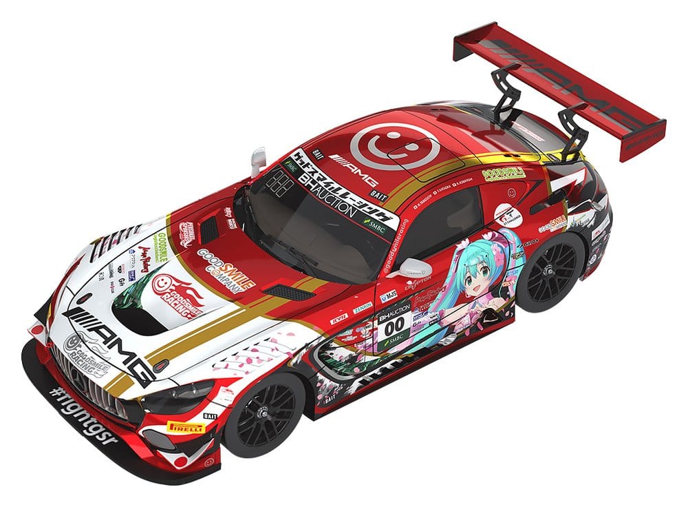 PRE ORDINE - Hatsune Miku GT Project Vehicle 1/64 Mercedes-AMG Team Good Smile 2019 Suzuka 10 Hours Ver. 7 cm