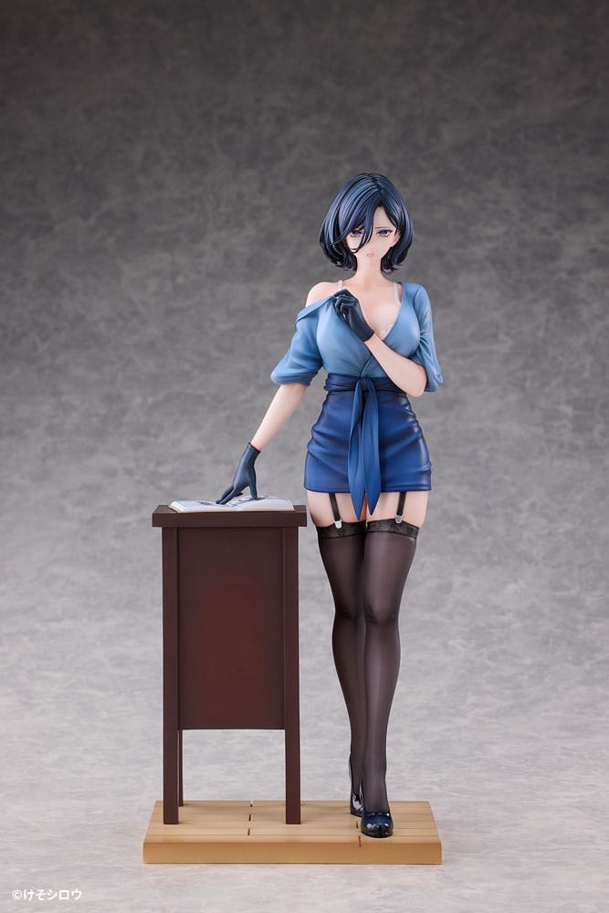 PRE ORDINE - Original Character PVC Statue 1/6 Toutotsu ni Nugidasu Tennen Bijutsu Kyoushi Rumi Illustration by Keso Shirou 28 cm