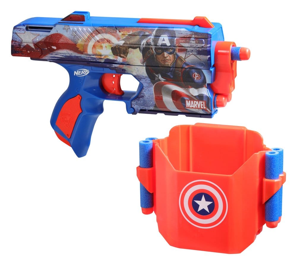 PRE ORDINE - Marvel NERF Dart Blaster Captain America