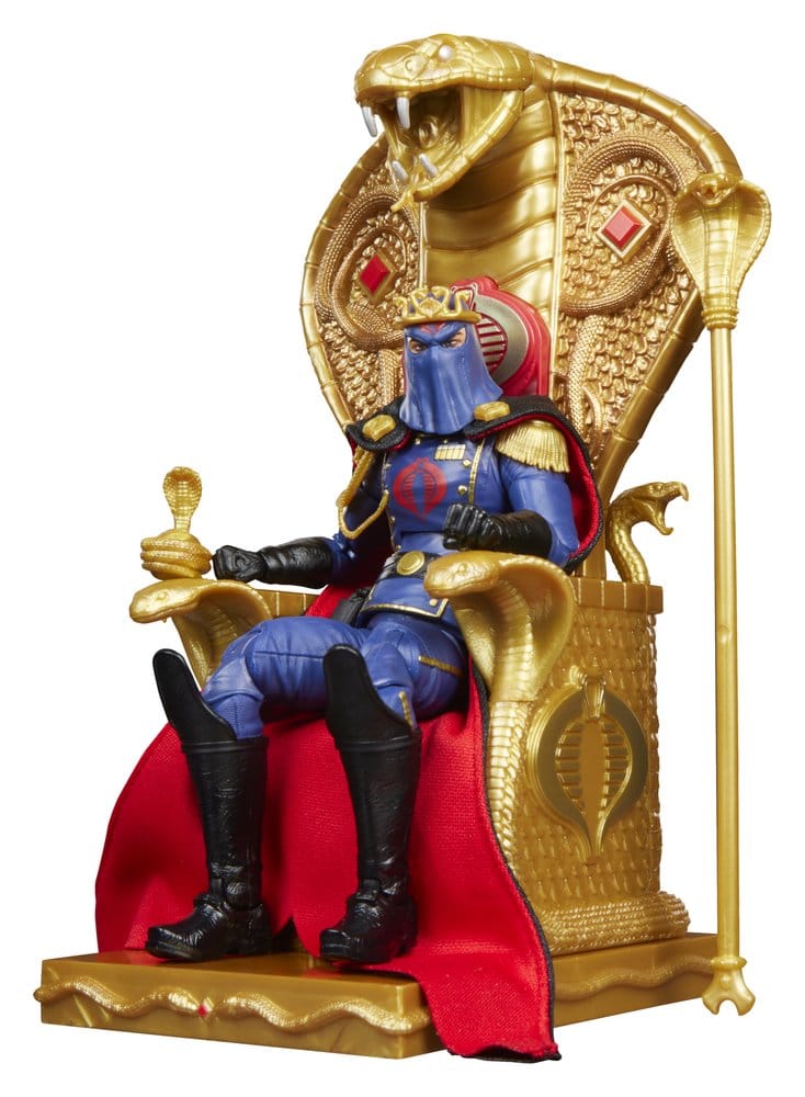 PRE ORDINE - G.I. Joe Classified Series Action Figure Cobra Commander in Dress Uniform & Throne 15 cm