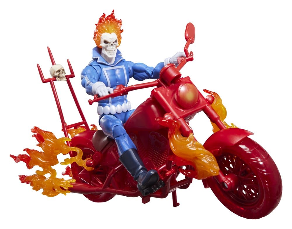 PRE ORDINE - Ghost Rider Marvel Legends Action Figure Johnny Blaze with Motorcycle 15 cm