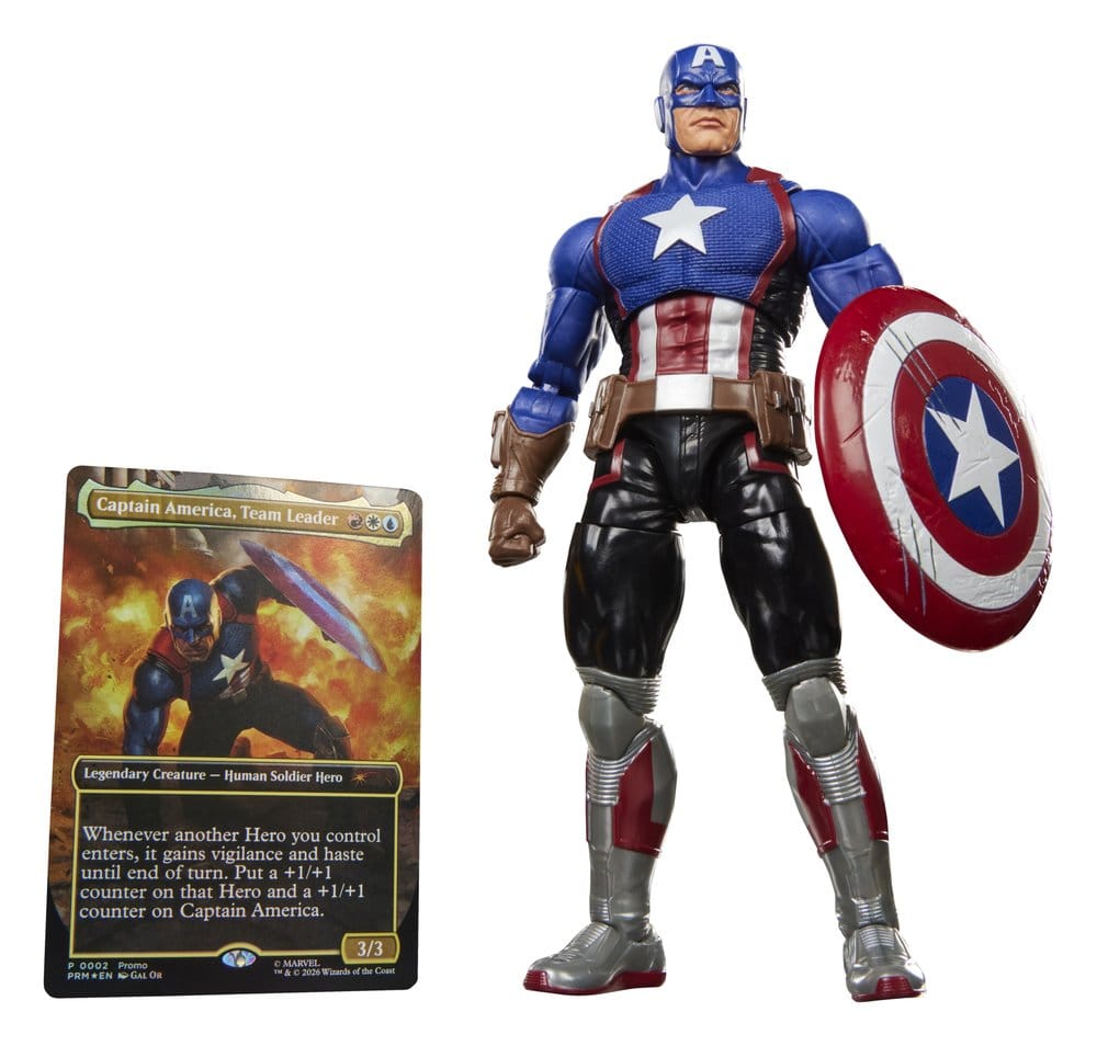 PRE ORDINE - Magic The Gathering: Marvel Super Heroes Marvel Legends Action Figure Captain America (Avengers: Twilight) 15 cm