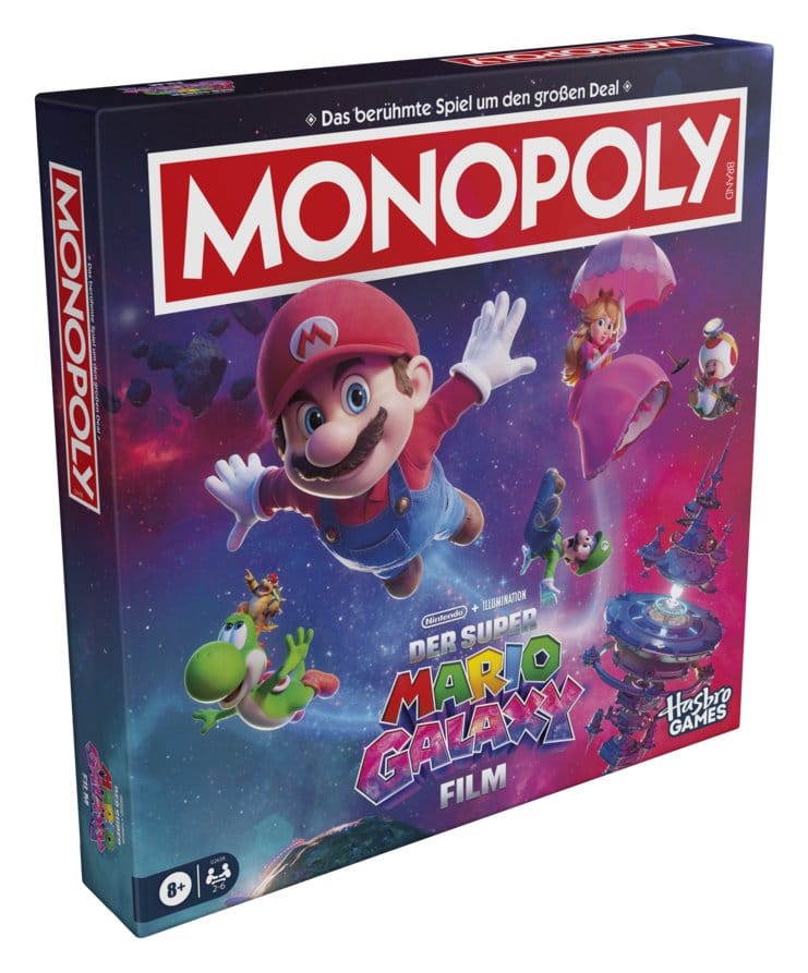 PRE ORDINE - The Super Mario Galaxy Movie Monopoly Board Game *German Version*