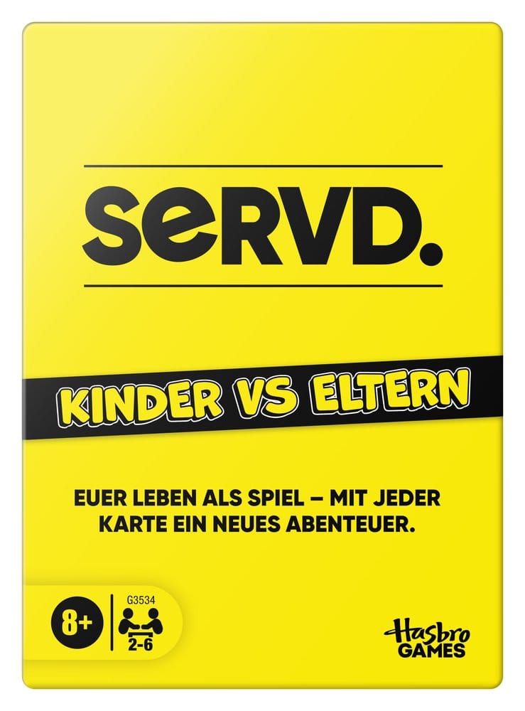 PRE ORDINE - SERVD Card Game Kids vs Parents *German Version*
