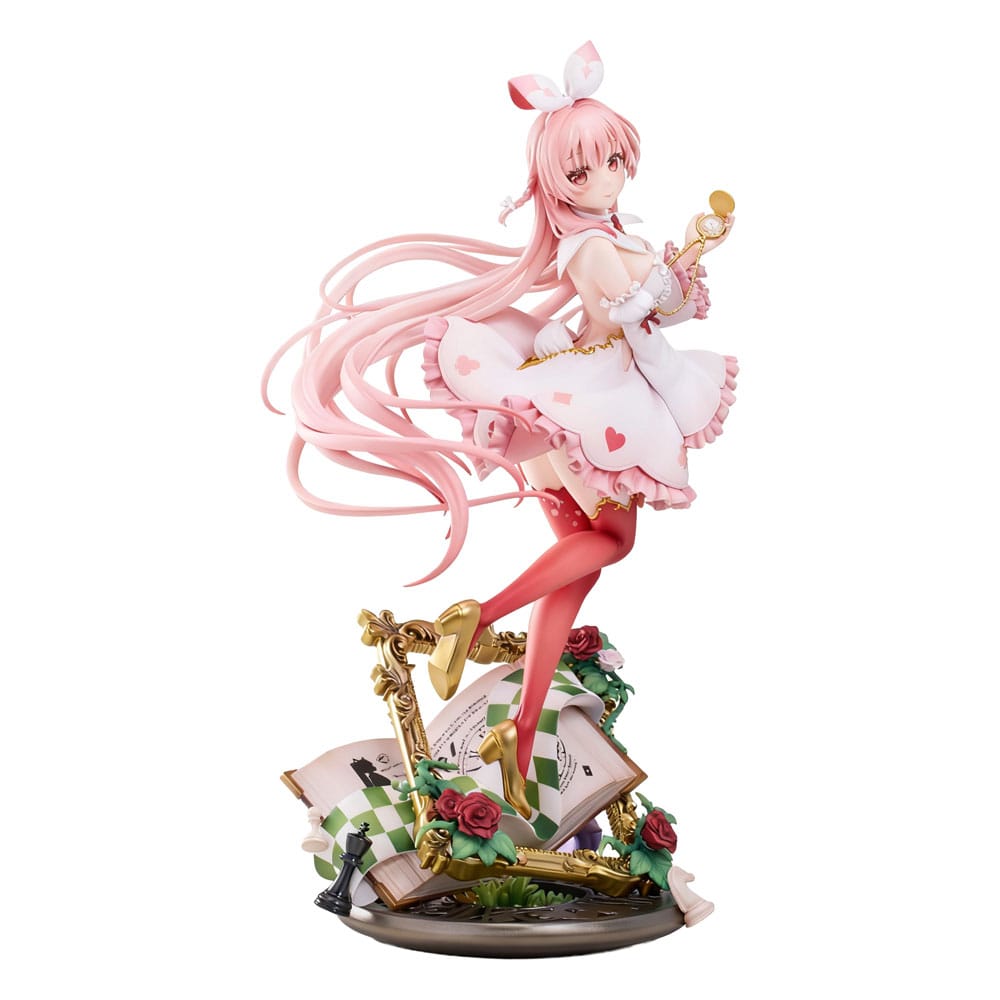 PRE ORDINE - Original Character PVC Statue 1/7 White Rabbit Rosu Wonderland Ver. Illustrated by Rosuuri Deluxe Edition 29 cm