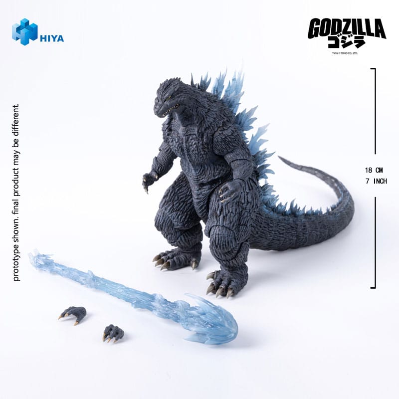 PRE ORDINE - Godzilla Against Mechagodzilla (2002) Exquisite Basic Action Figure Heat Ray Godzilla 18 cm
