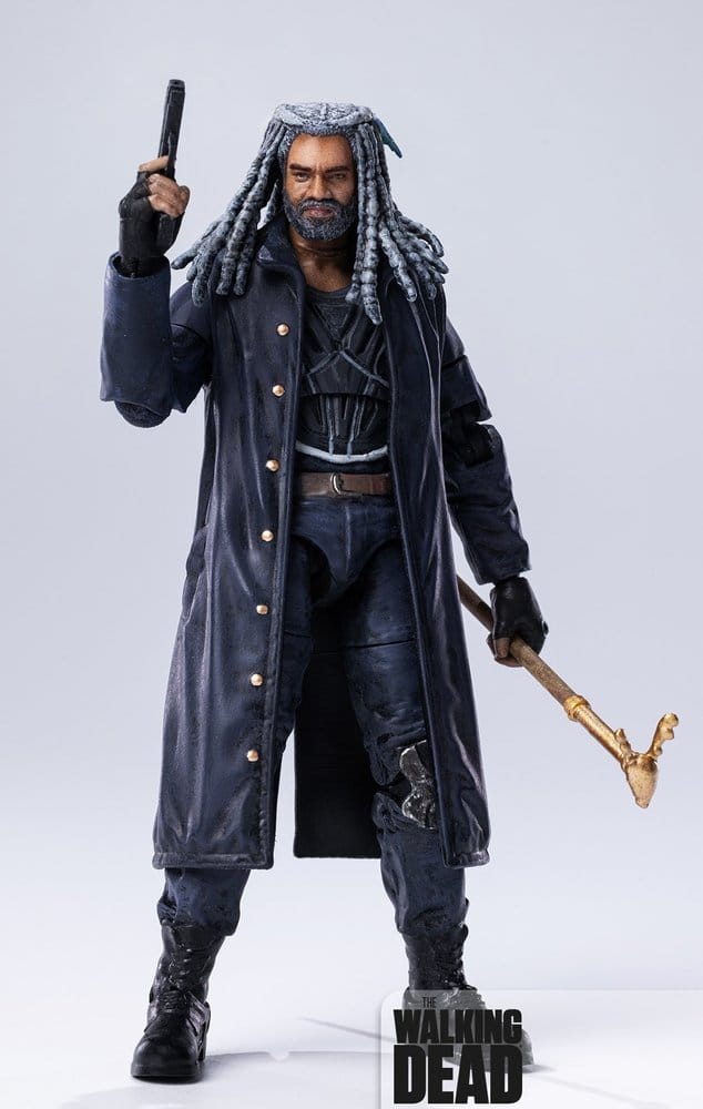 PRE ORDINE - The Walking Dead Exquisite Mini Series Actionfigur 1/18 Ezekiel 11 cm
