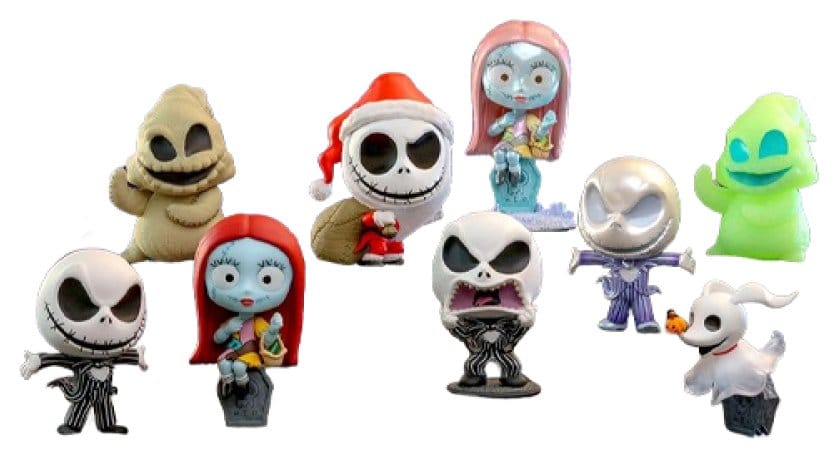 PRE ORDINE - The Nightmare Before Christmas Cosbi Mini Figures 9 cm Blind Box Display (8)