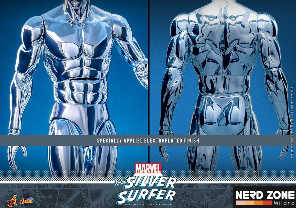 PRE ORDINE - HOT TOYS Marvel Action Figure 1/6 Silver Surfer 32 cm