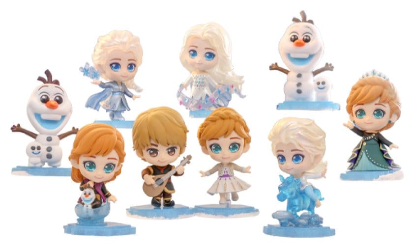 PRE ORDINE - Frozen Cosbi Mini Figures 8 cm Blind Box Display (8)