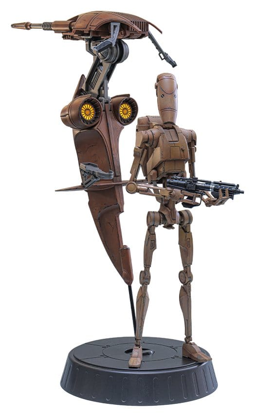 PRE ORDINE - Star Wars: The Phantom Menace Movie Masterpiece Action Figure Set 1/6 Battle Droid & STAP 32 cm