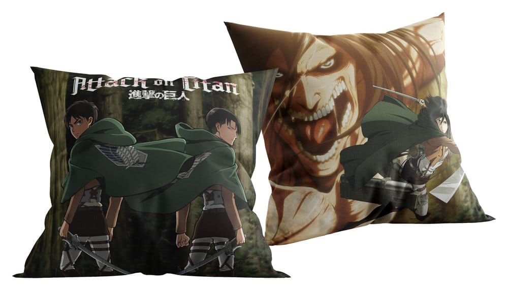 PRE ORDINE - Attack on Titan Pillow 40x40 cm