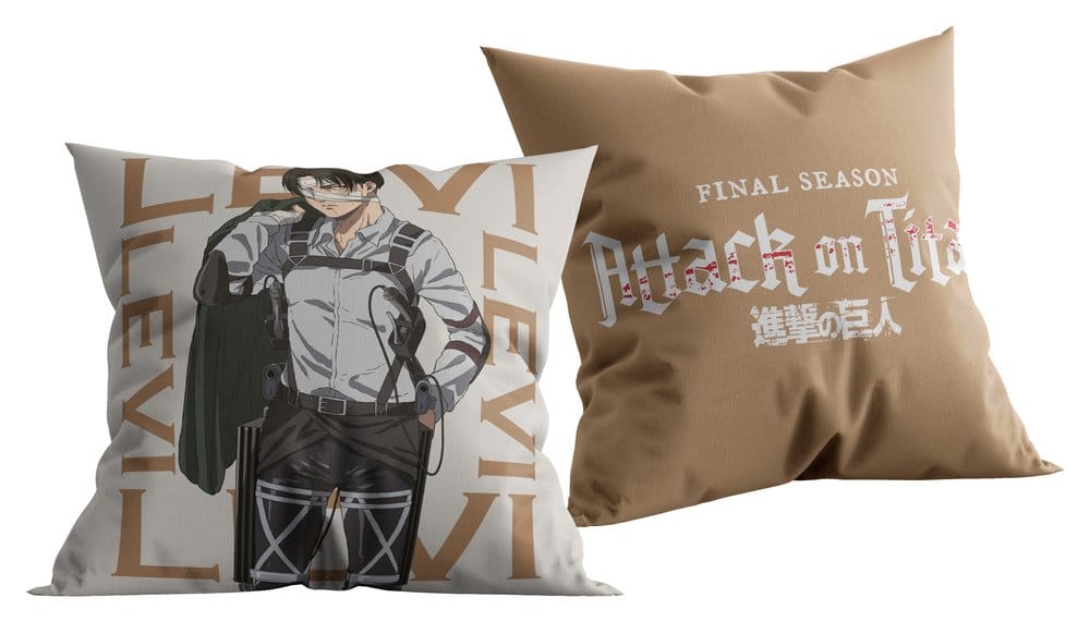 PRE ORDINE - Attack on Titan (Final Season) Pillow Levi 40x40 cm