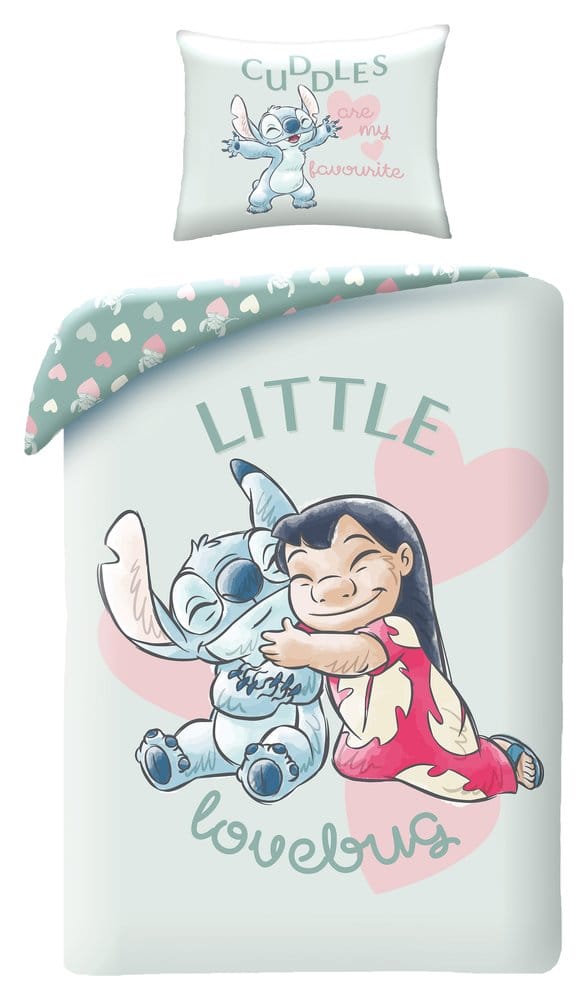 PRE ORDINE - Lilo & Stitch Duvet Set Little Lovebug 140 x 200 cm / 70 x 90 cm