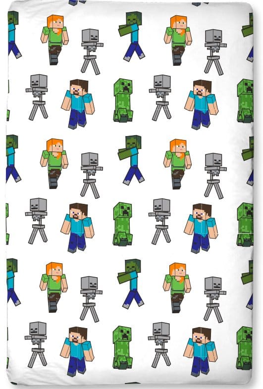 PRE ORDINE - Minecraft Fitted Sheet 90 x 200 x 25 cm