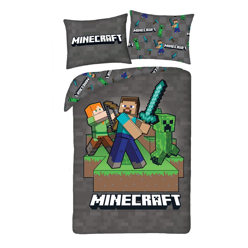 PRE ORDINE - Minecraft Duvet Set Ver. 4 140 x 200 cm / 70 x 90 cm