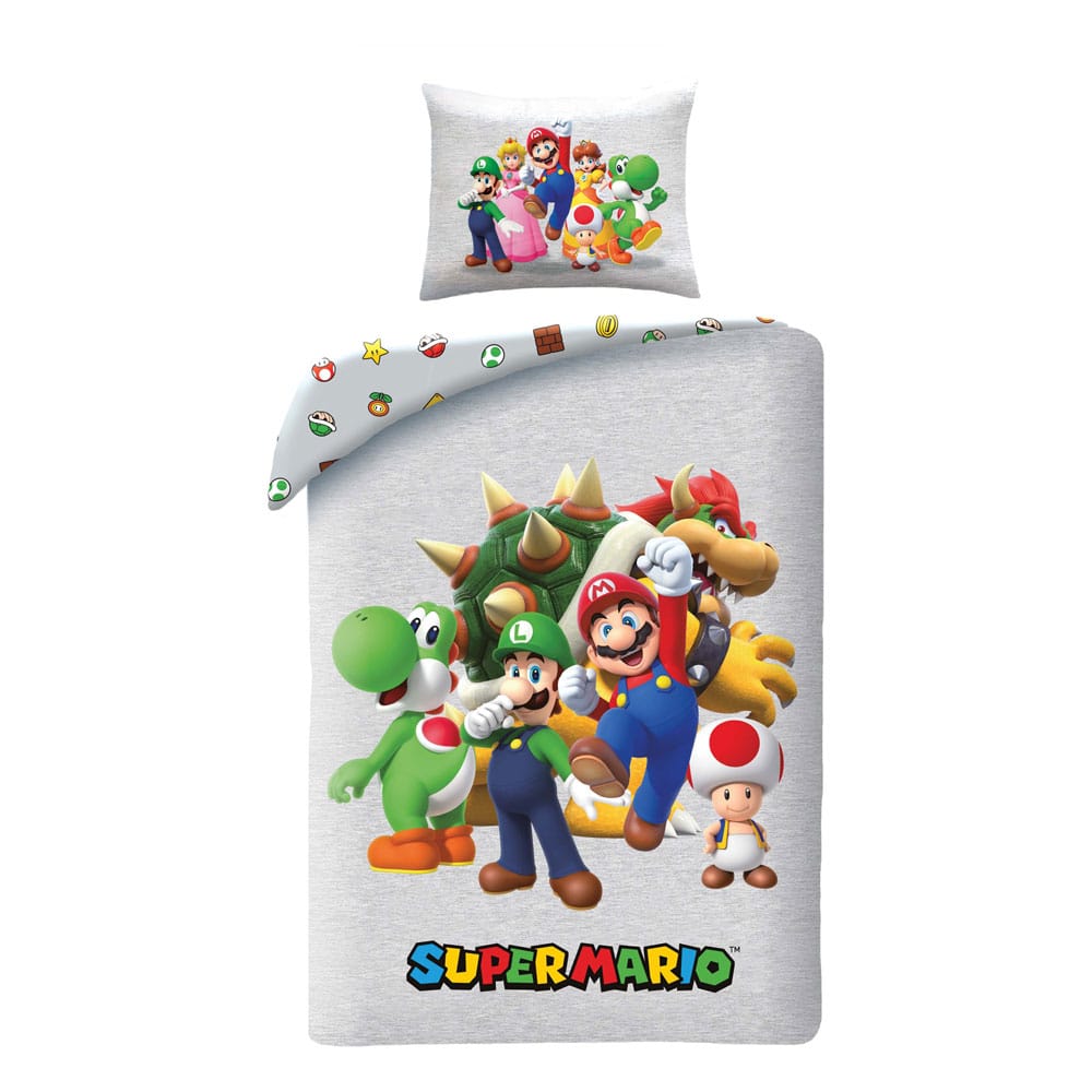 PRE ORDINE - Super Mario Duvet Set Ver. 4 140 x 200 cm / 70 x 90 cm