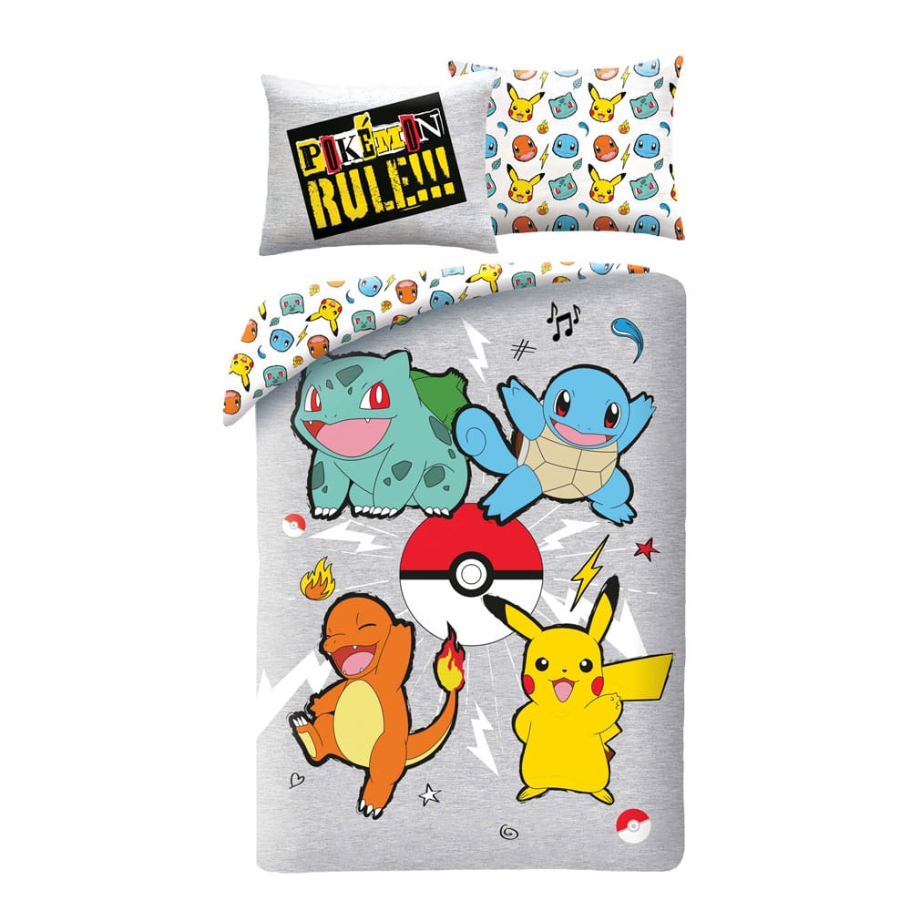 PRE ORDINE - Pokémon Duvet Set Ver. 5 140 x 200 cm / 70 x 90 cm