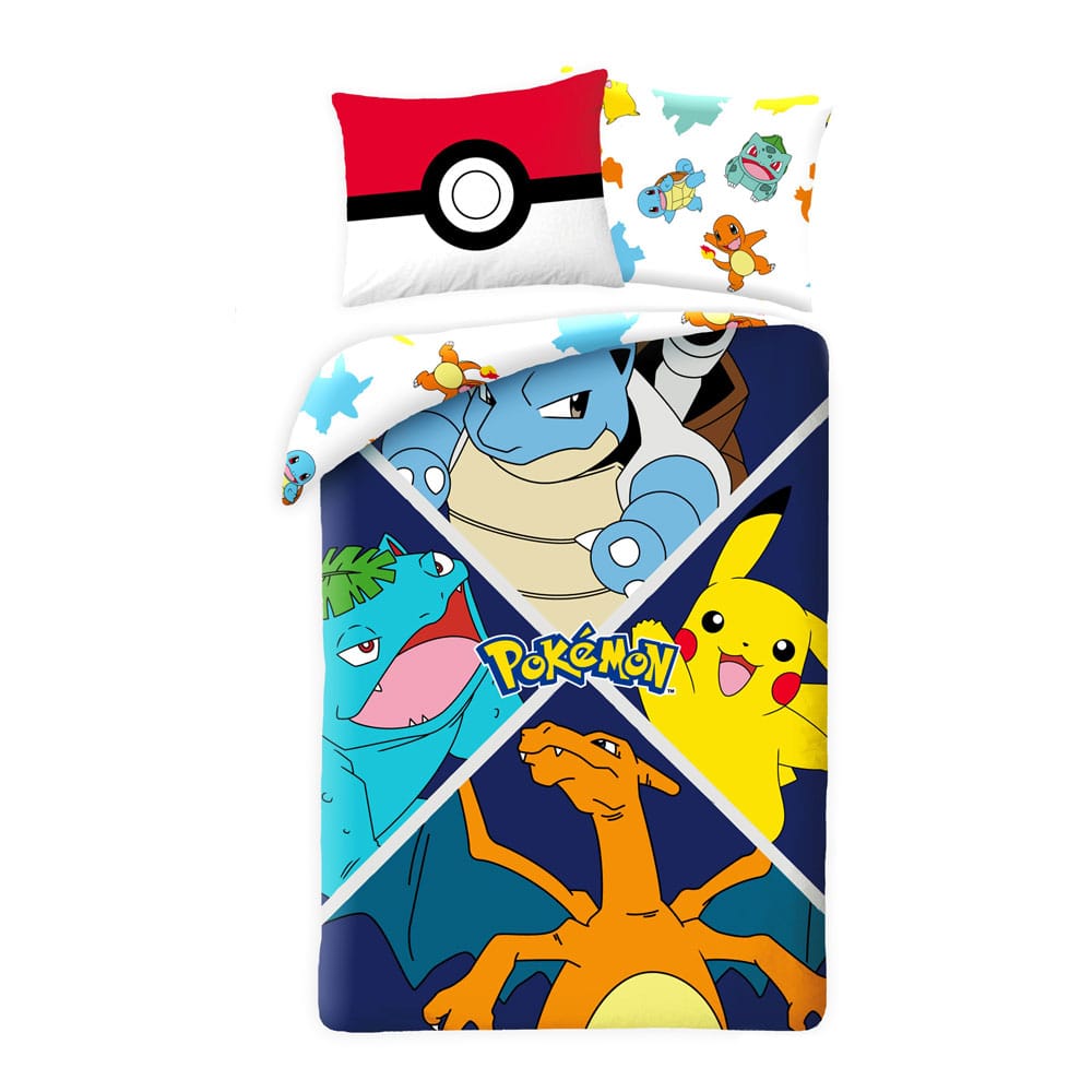 PRE ORDINE - Pokémon Duvet Set Ver. 1 140 x 200 cm / 70 x 90 cm