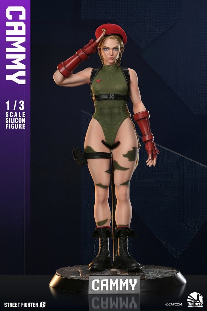 PRE ORDINE - Street Fighter 6 Silicone Action Figure 1/3 Cammy 65 cm
