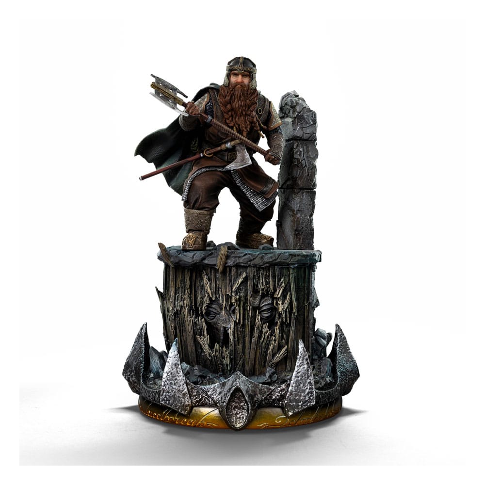 PRE ORDINE - The Lord of the Rings Art Scale Statue 1/10 Gimli Unleashed 26 cm
