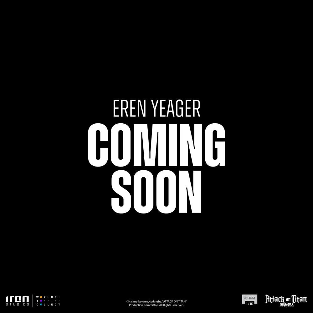 PRE ORDINE - Attack on Titan Art Scale Statue 1/10 Eren Yeager 24 cm