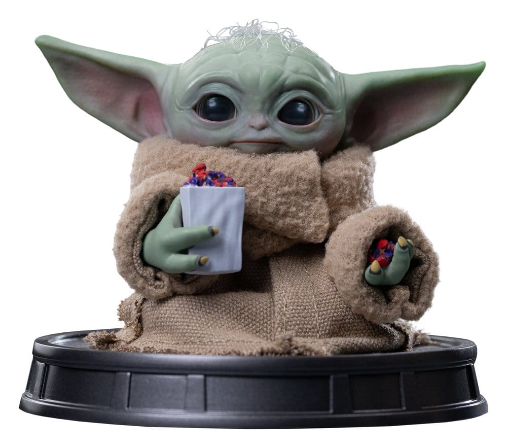 PRE ORDINE - The Mandalorian & Grogu Grogu Collection Statue Grogu Popcorn Time