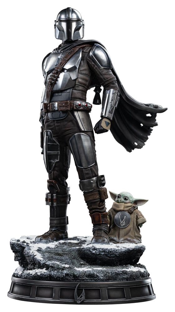 PRE ORDINE - The Mandalorian & Grogu Legacy Replica Statue 1/4 The Mandalorian and Grogu 57 cm