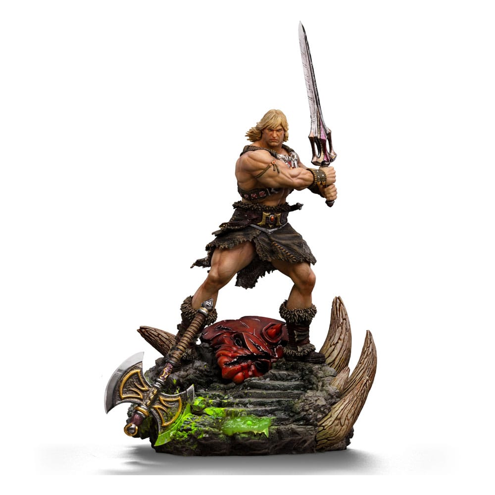PRE ORDINE - Masters of the Universe Deluxe Art Scale Statue 1/10 He-Man Unleashed 34 cm