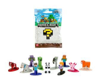 PRE ORDINE - Minecraft Nano Metalfigs Diecast Mini Figures 4 cm Assortment (12)
