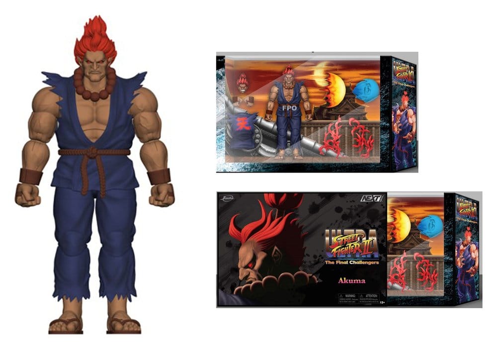 PRE ORDINE - Ultra Street Fighter II: The Final Challengers Action Figure 1/12 Akuma 15 cm