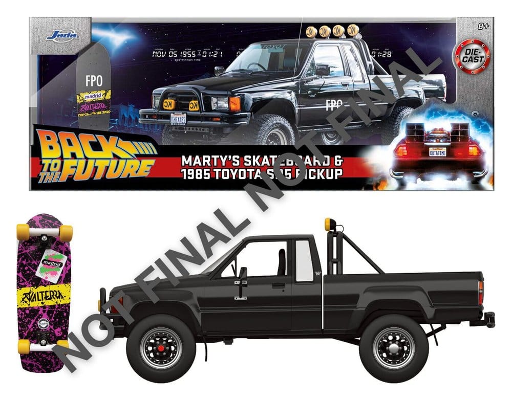 PRE ORDINE - Back to the Future Diecast Vehicle 1:24 Marty's Skateboard 1985 Toyota