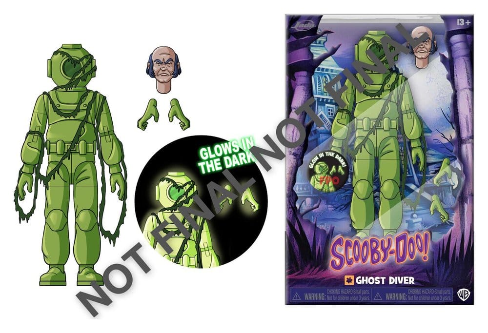PRE ORDINE - Scooby Doo Action Figure Ghost Diver 16 cm