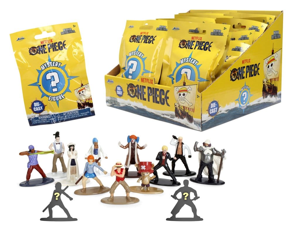 PRE ORDINE - One Piece Nano Metalfigs Mini Figures Blind Pack 5 cm Display (24)
