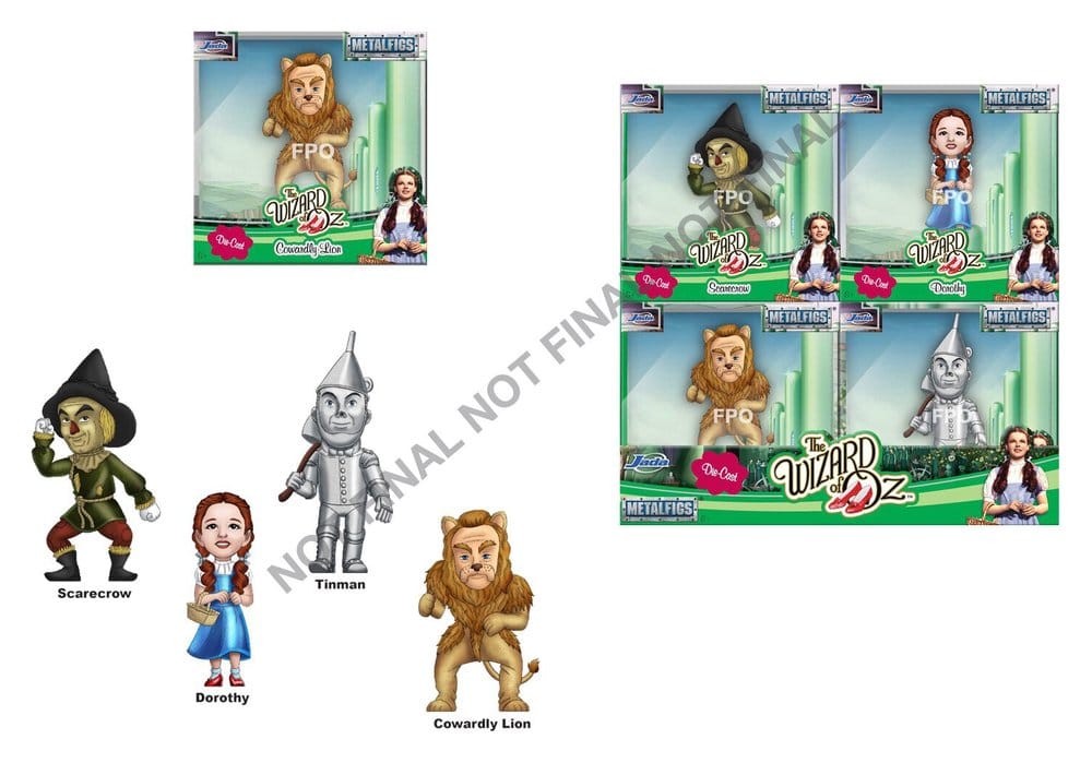 PRE ORDINE - The Wizard of Oz Mini Figures Wave 1 7 cm Display (12)
