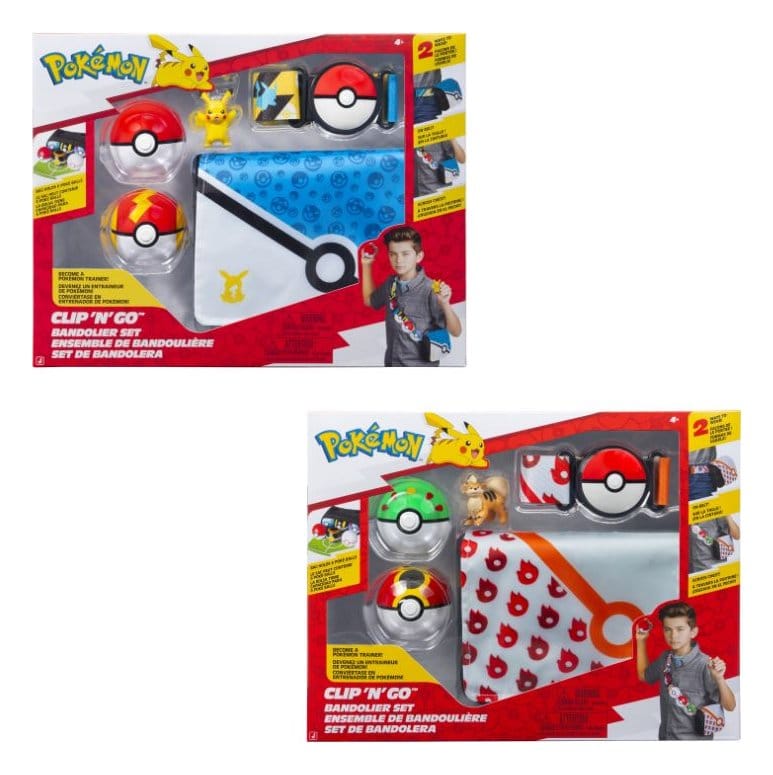 PRE ORDINE - Pokémon Clip 'n' Go Bandolier Set ver. 6 Assortment (4)