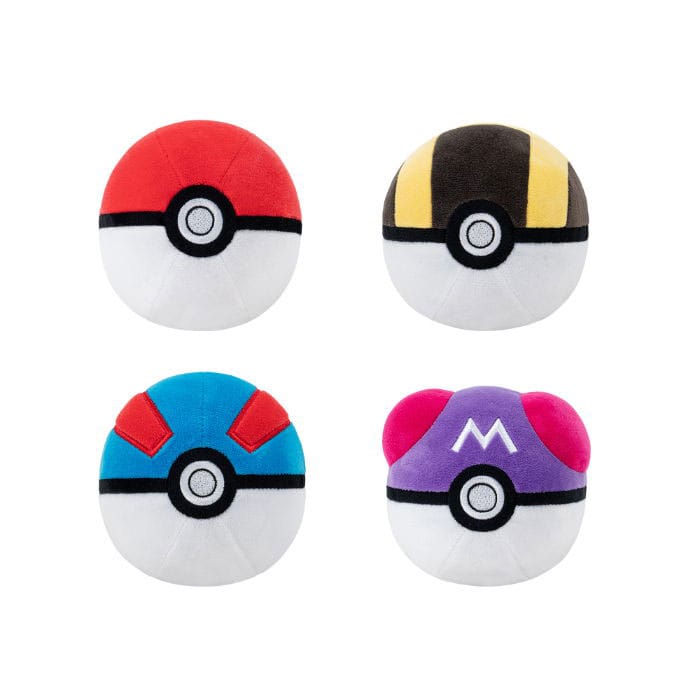 PRE ORDINE - Pokémon Plush Figure Pokeball Version 1 10 cm Assortment (6)