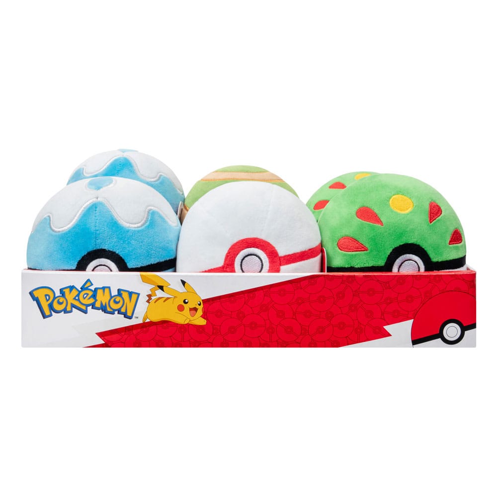 PRE ORDINE - Pokémon Plush Figures Poké Balls 10 cm Assortment (6)
