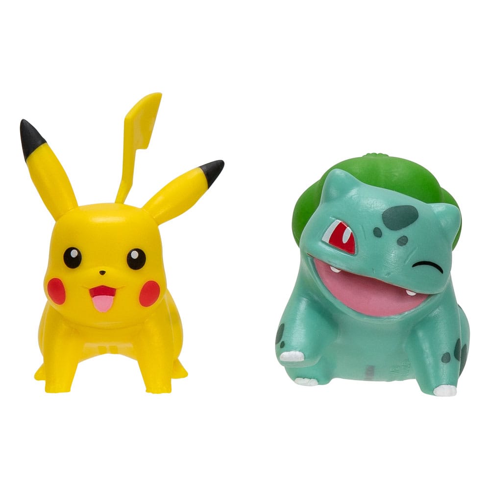 PRE ORDINE - Pokémon Battle Figure First Partner Set Figure 2-Pack Bulbasaur #2, Pikachu #1
