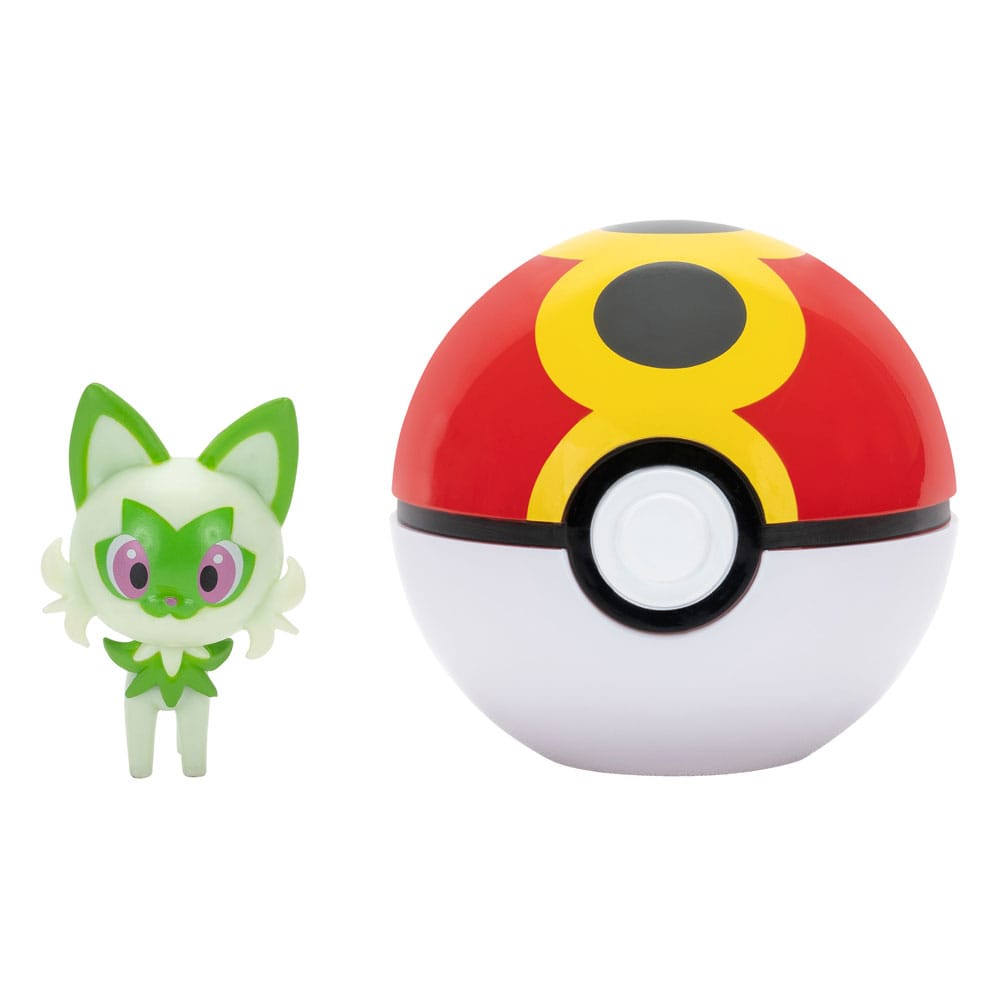 PRE ORDINE - Pokémon Clip'n'Go Poké Balls Sprigatito & Repeat Ball