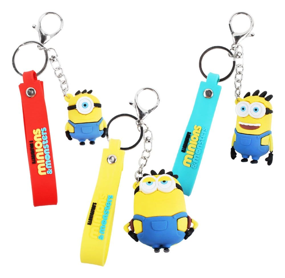 PRE ORDINE - Minions 3D Keychain Clip On Blind Box Assortment (24)