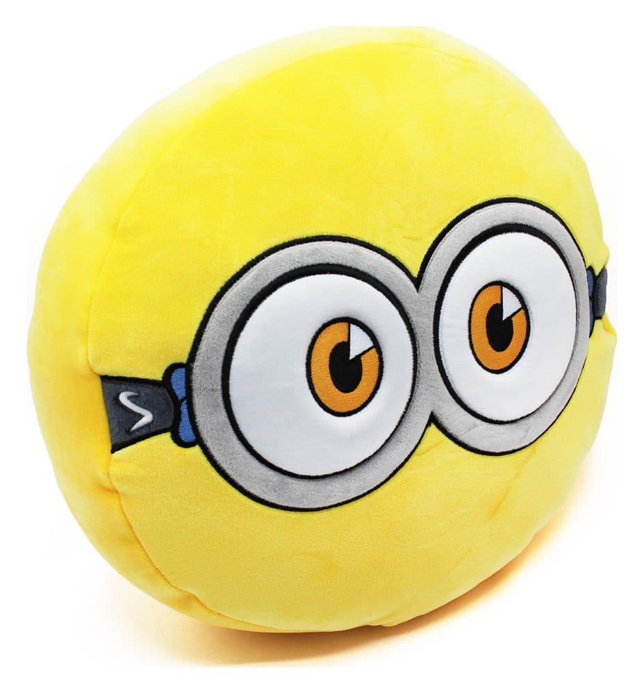 PRE ORDINE - Minions 3 round plush cushion embroidered 30x10x30 cm