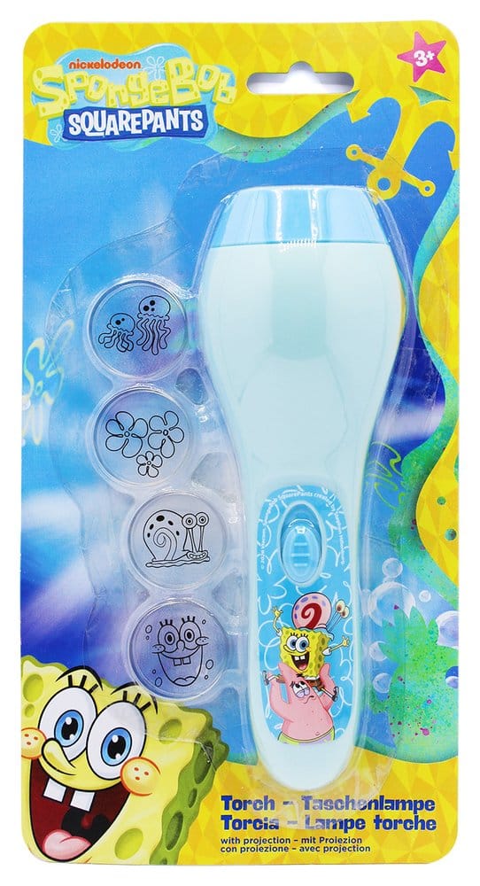 PRE ORDINE - Spongebob Projection Flashlight with 4 Motifs