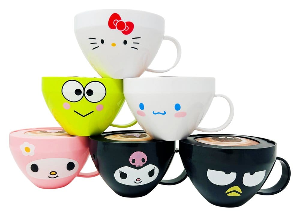 PRE ORDINE - Sanrio Squishy Figures Hello Kitty Cappuccino Display (8)