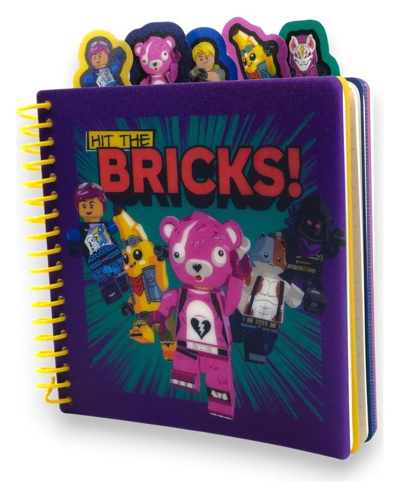 PRE ORDINE - Lego Fortnite Notebook with Tabs