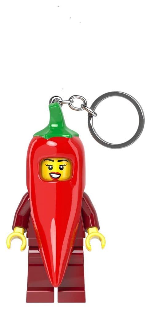 PRE ORDINE - Lego Mini Figure Light-Up Keychain Chili Costume